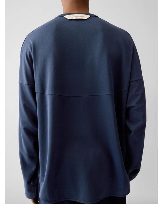 Jacquemus Blue The Atelier Jersey Shirt