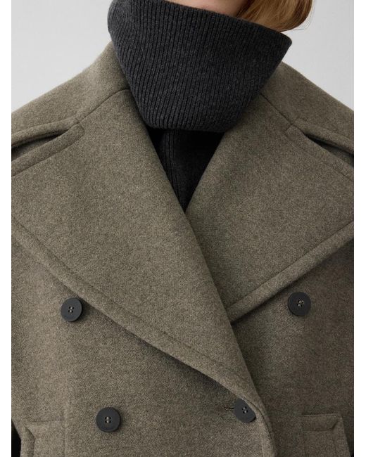 Jacquemus Green The Ovalo Peacoat