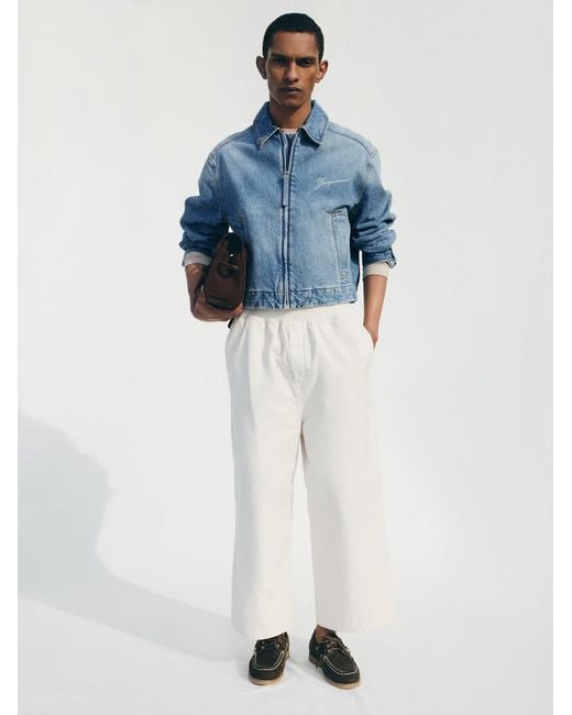 Jacquemus Blue The De-Nîmes Canevas Denim Jacket