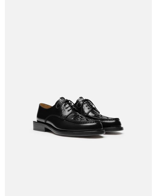 Jacquemus Black The Woven Derby Shoes