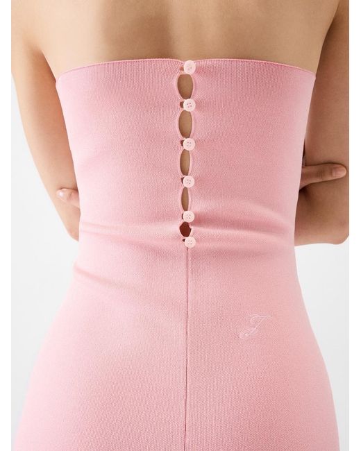 Jacquemus Pink The Sera Knit Dress