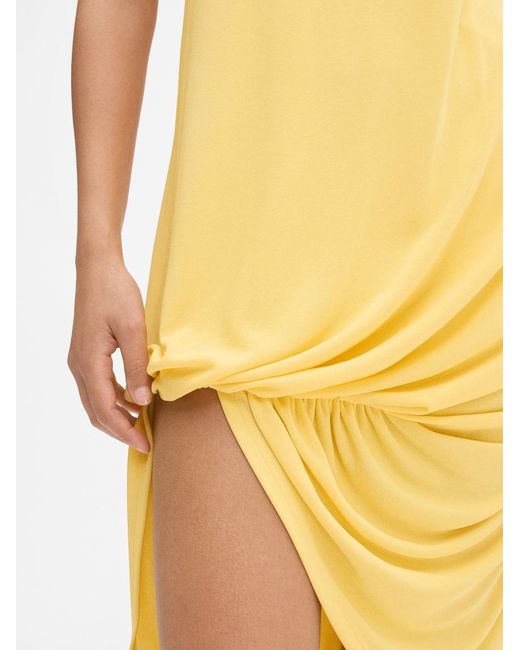 Jacquemus Yellow The Peplo Mini Dress