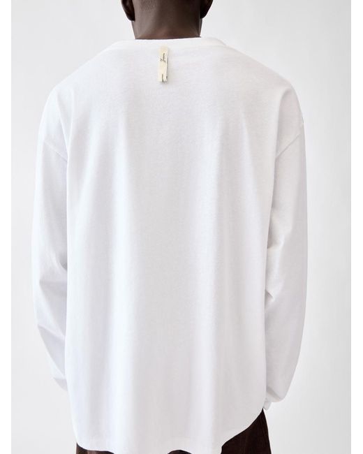 Jacquemus White The Long-Sleeve T-Shirt