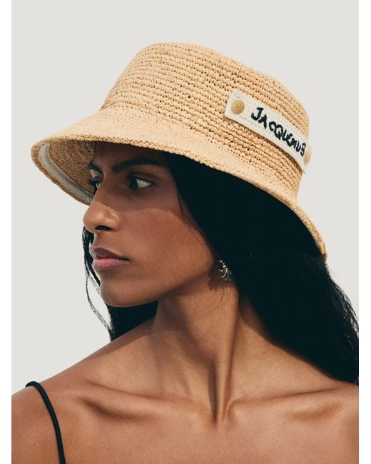 Jacquemus White The Plage Bucket Hat