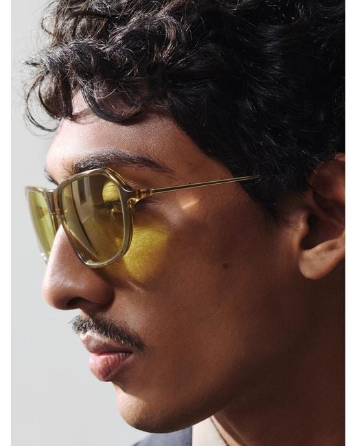 Jacquemus Yellow The Mimosa Sunglasses