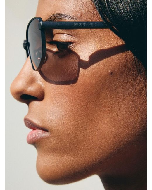 Jacquemus Black The Sera Sunglasses
