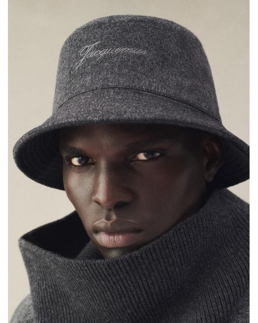 Jacquemus Black The Cachemiro Bucket Hat