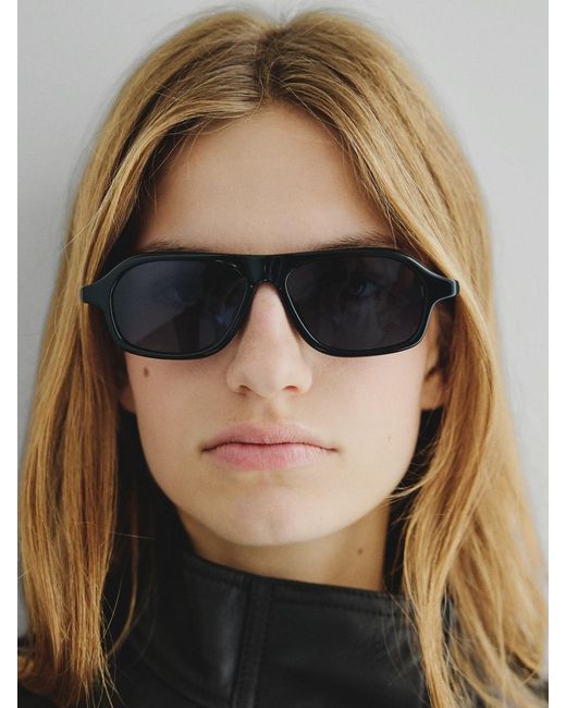 Jacquemus Blue The Becane Sunglasses