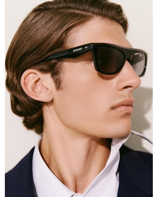 Jacquemus Black The Pasadena Sunglasses