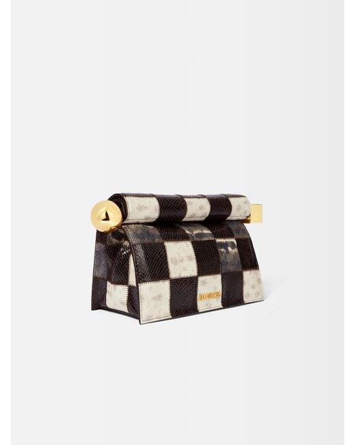 Jacquemus Black The Rond Carré Clutch