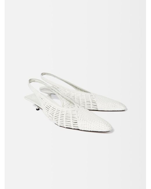 Jacquemus White The Low Cubisto Banane