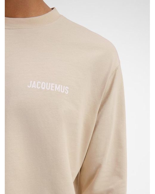 Jacquemus Natural Le T-Shirt Manches Longues