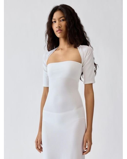 Jacquemus White The Bolero Dress