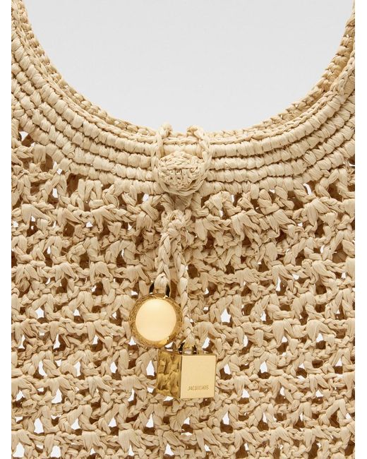 Jacquemus White The Spiaggia Round Bag