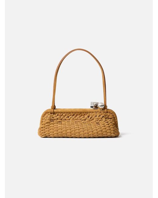 Jacquemus White The Large Salon Clutch