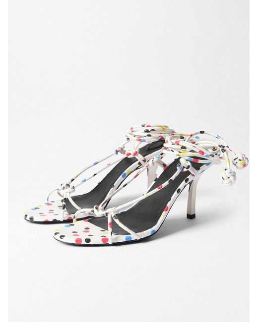 Jacquemus White The Tourni Sandals