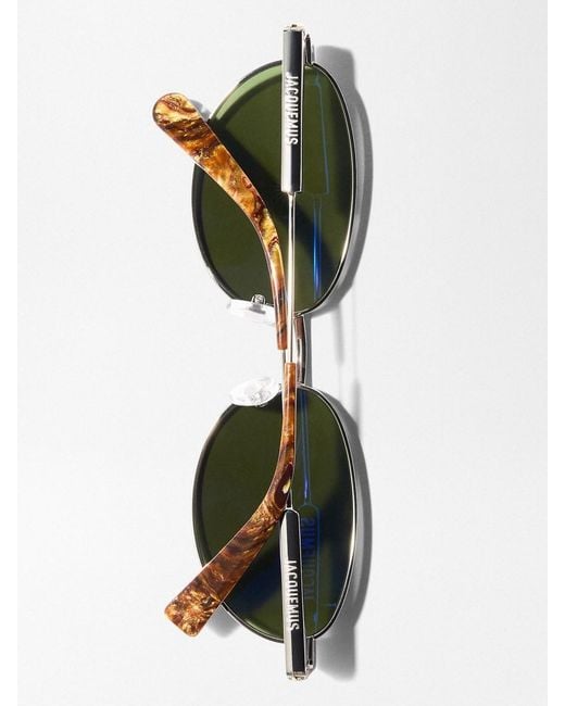 Jacquemus Green The Alba Sunglasses