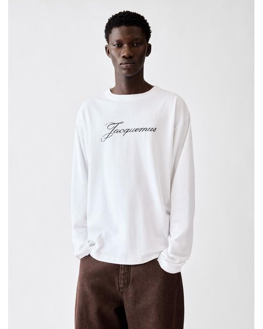 Jacquemus White The Long-Sleeve T-Shirt