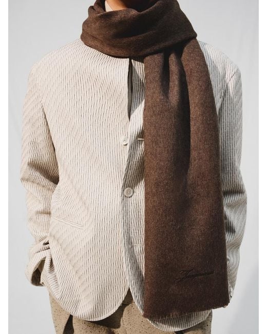 Sciarpa Tailleur di Jacquemus in Brown
