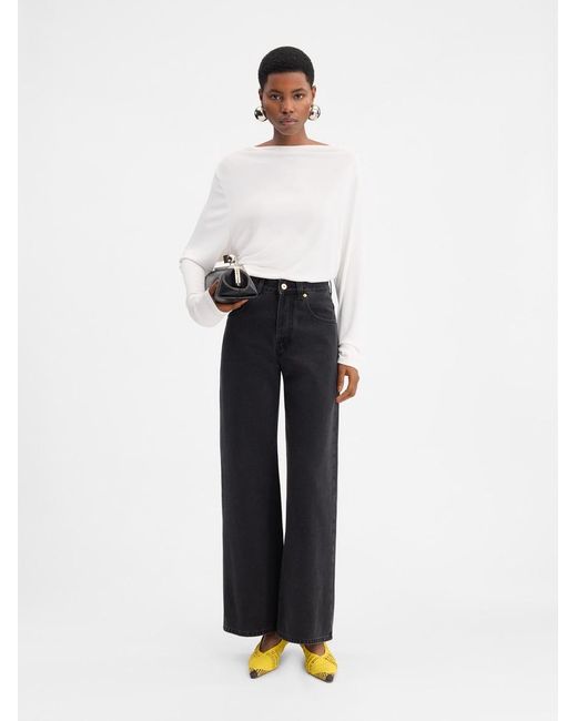 Jacquemus White The Wide De-Nîmes Denim Pants