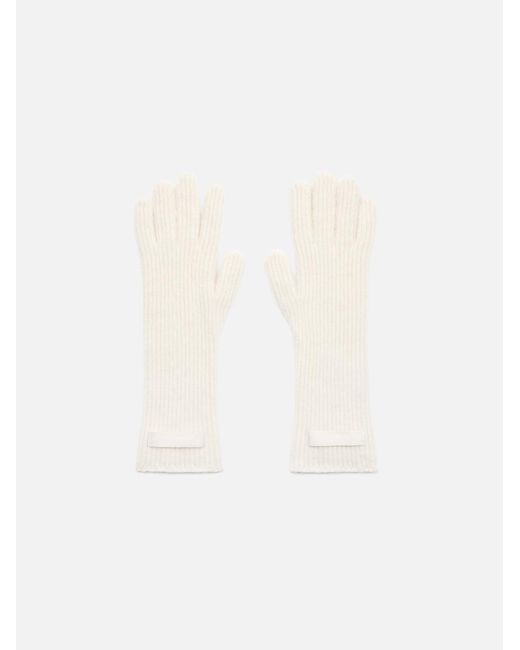 Jacquemus White The Gros Grain Gloves
