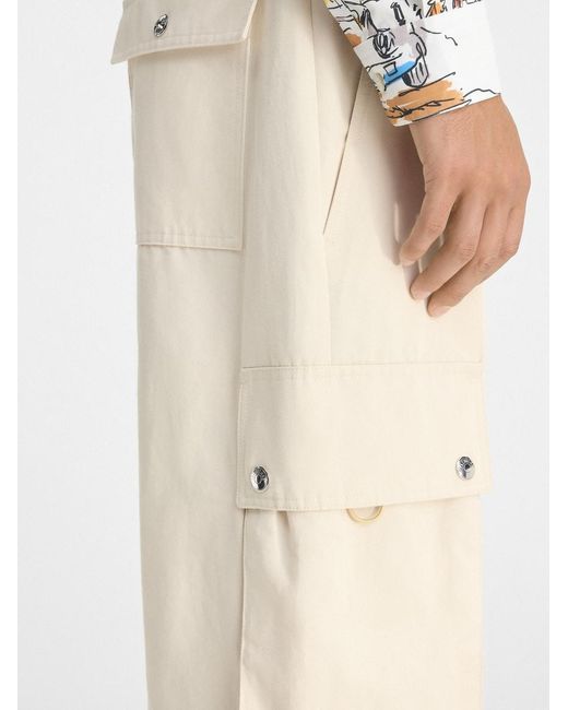 Jacquemus White The Cargo Pants for men