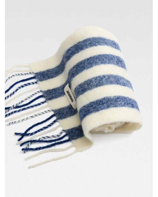 Jacquemus Blue The Carro Scarf