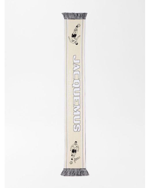 Sciarpa Supporter di Jacquemus in White da Uomo