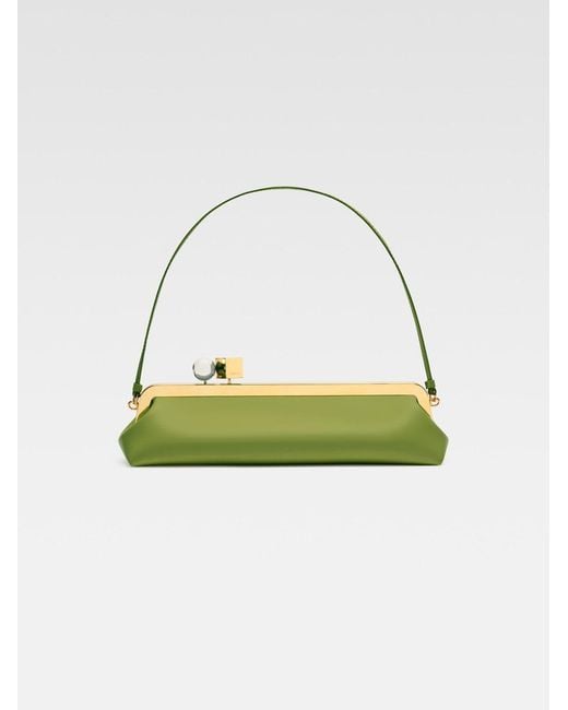 Jacquemus Green The Salon Clutch