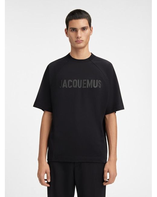Jacquemus Black Le T-Shirt Typo for men