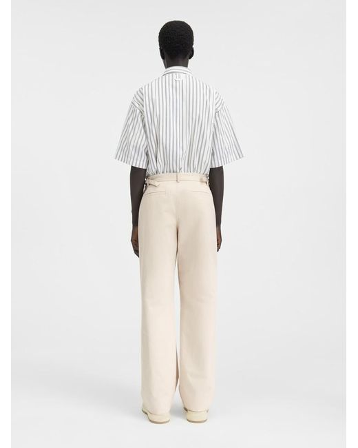 Jacquemus White Le Pantalon Jean for men