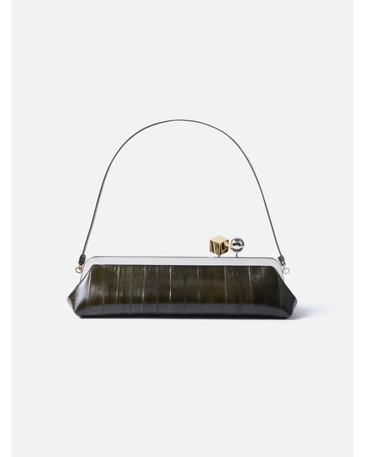 Jacquemus White The Salon Clutch