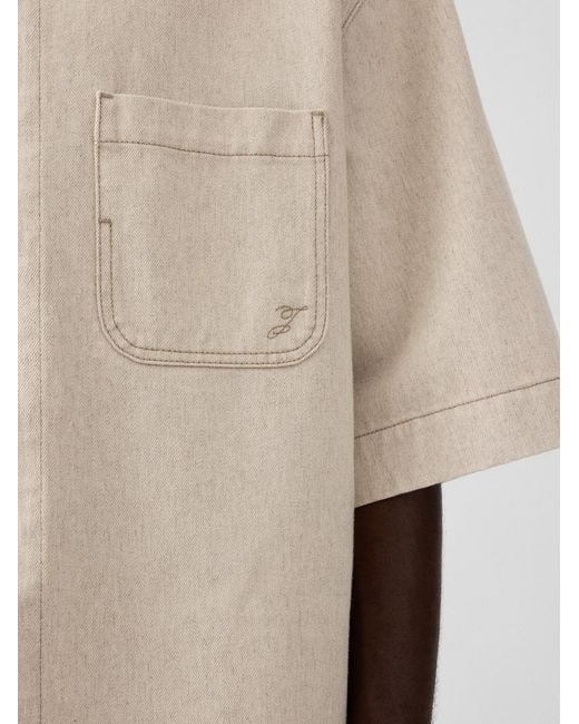 Jacquemus Natural The Paysan De-Nîmes Denim Shirt