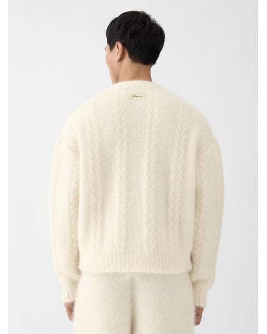 Jacquemus Natural The Nuvola Sweater