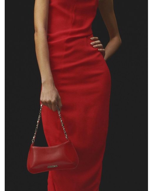 Jacquemus Red The Small Bisou Chaîne