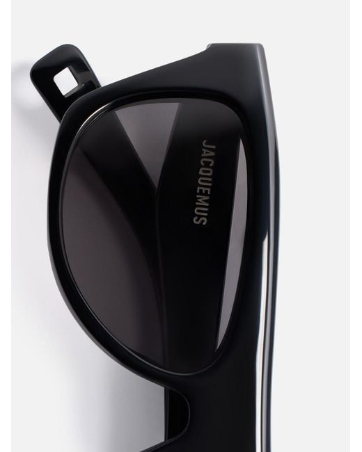 Jacquemus Black The Pasadena Sunglasses