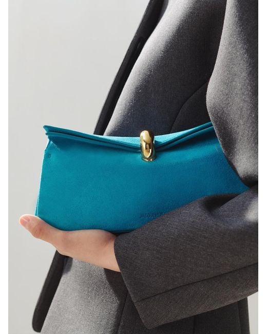 Jacquemus Blue The Valérie Clutch