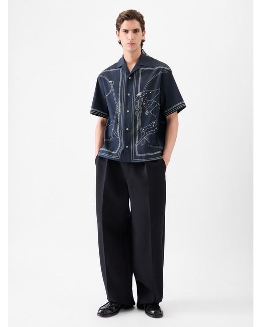 Jacquemus Blue The Jean Shirt for men