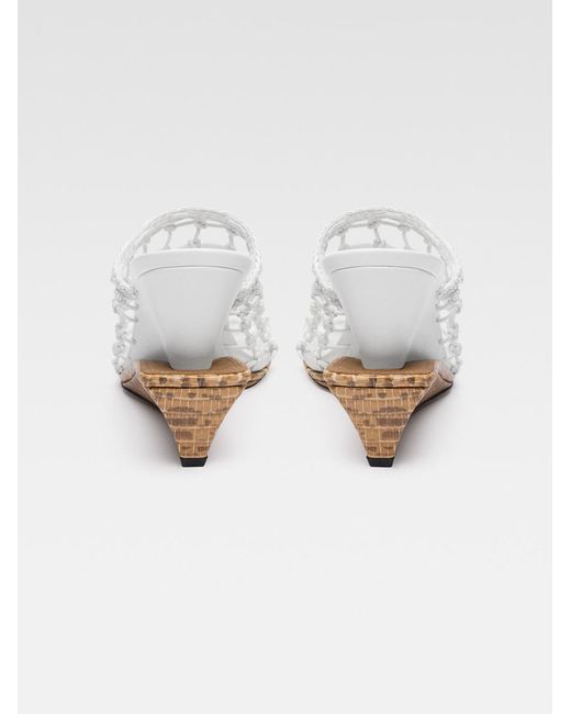 Le Scarpe Doppie Intrecciate di Jacquemus in White