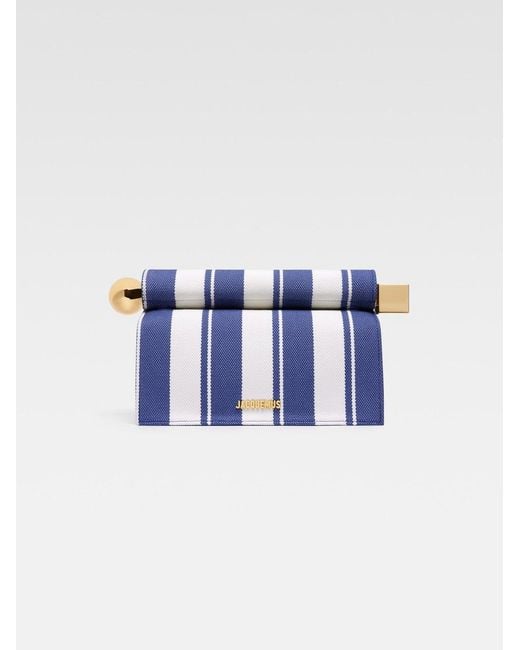 Jacquemus Blue The Rond Carré Clutch