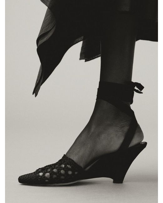 Jacquemus Black The High Espadrilles