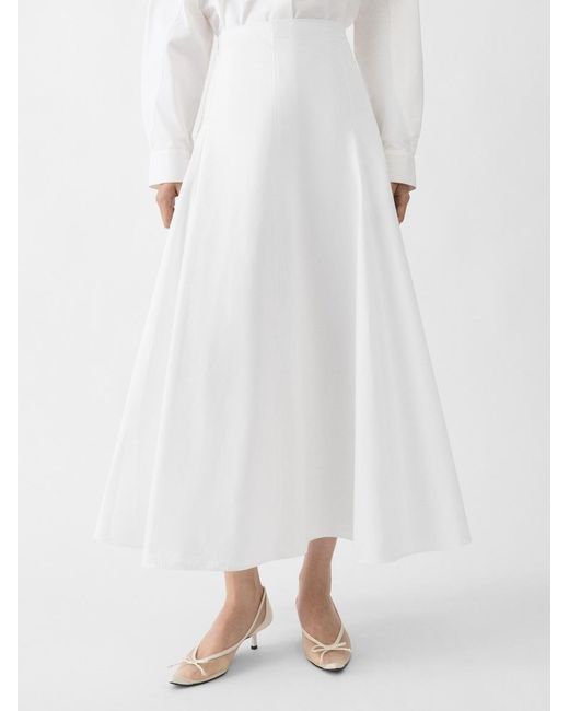 Jacquemus White The Triangle Skirt