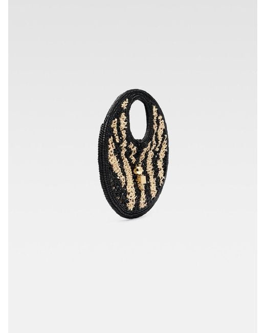 Jacquemus Black The Spiaggia Small Round Bag