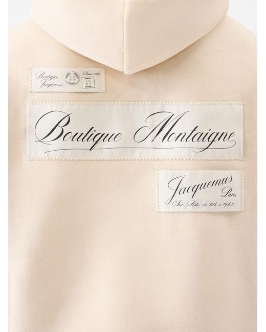 Jacquemus Natural The Montaigne Hoodie