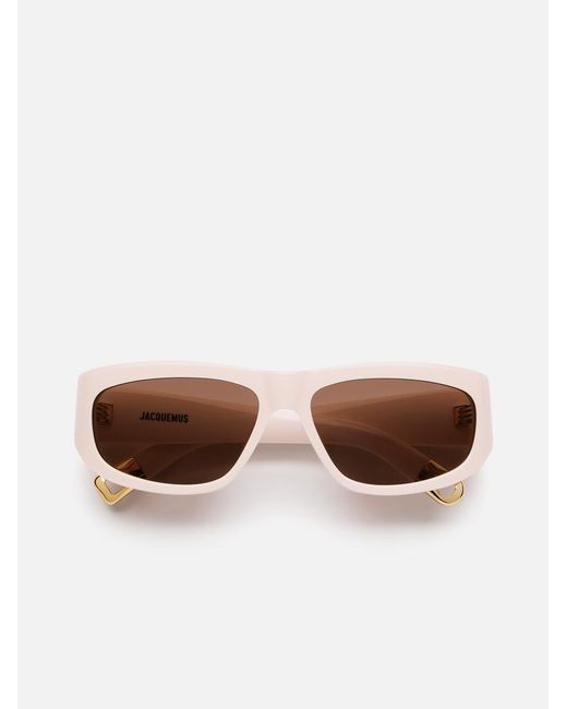 Jacquemus Natural The Pilota Sunglasses