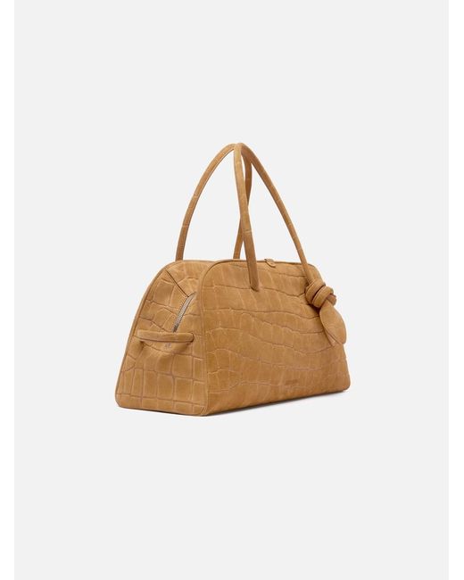 [Jacquemus] Turismo レザー スモール トートバッグ Jacquemus The Turismo in Natural | Lyst