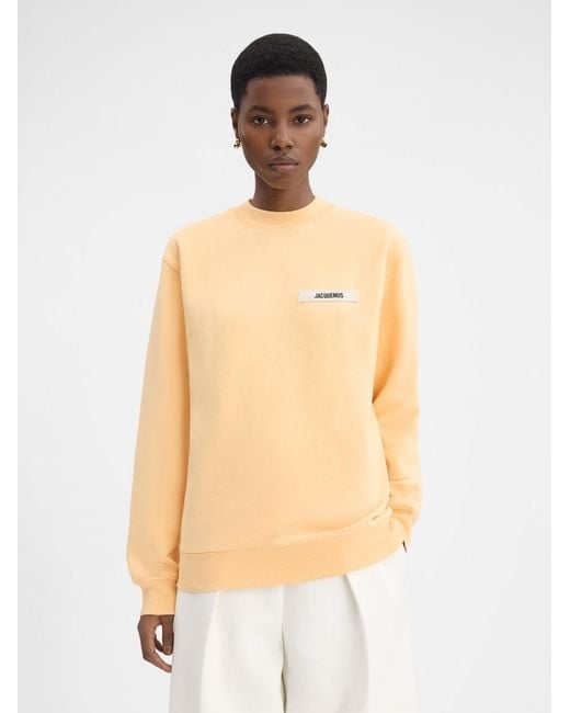 Jacquemus Natural The Gros Grain Sweatshirt