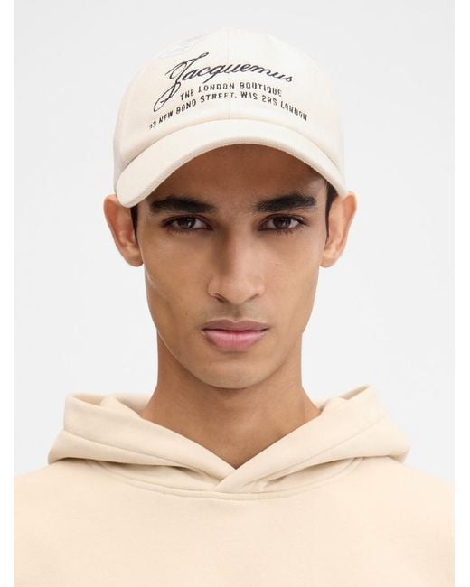 Jacquemus White The London Baseball Cap