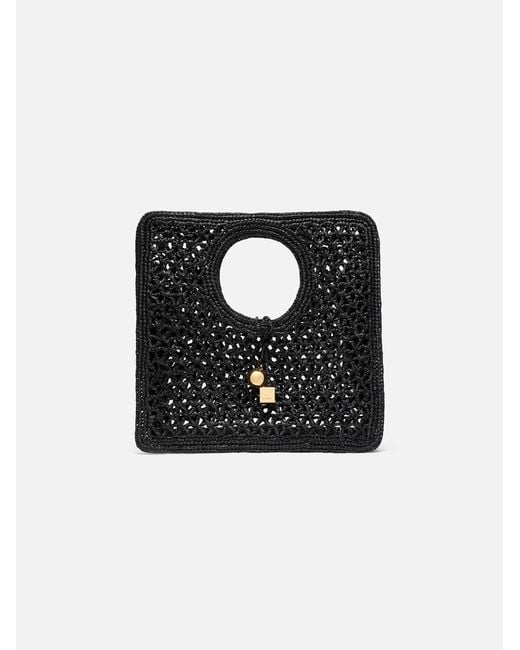 Jacquemus Black The Spiaggia Small Square Bag