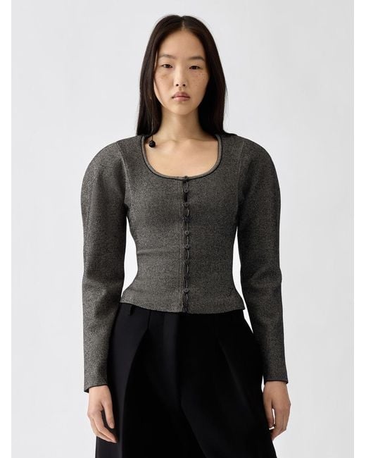 Jacquemus Black The Sera Cardigan